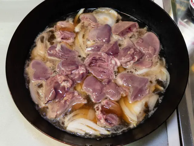 煮ている写真