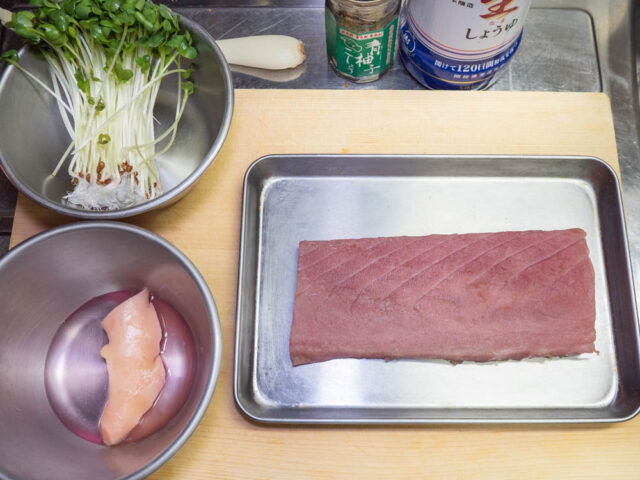使う食材の写真