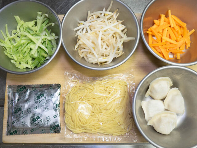 食材の下ごしらえをした写真