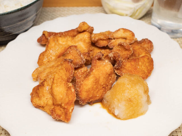豚もも肉の竜田揚げ
