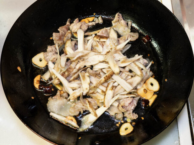 ごぼうを加えた写真