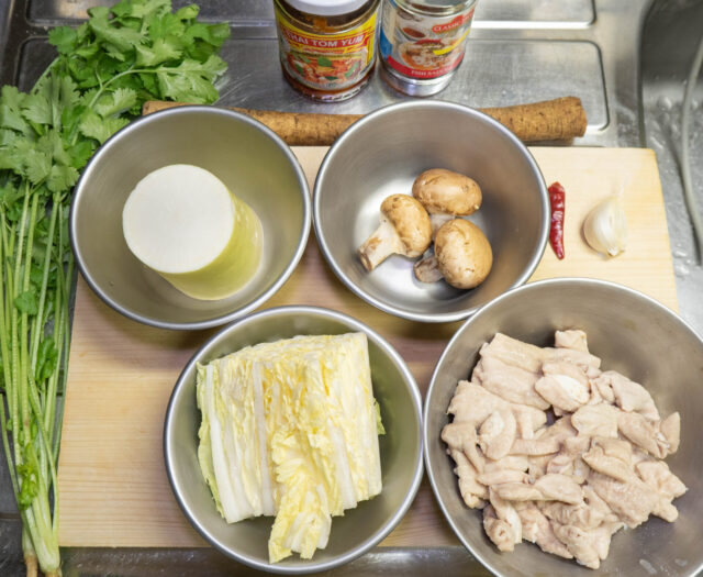 使う食材の写真