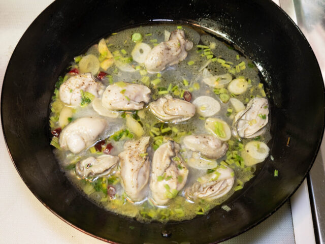 ソース完成の写真