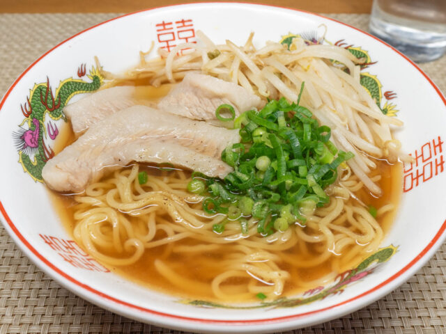 茹で・豚トロ醤油ラーメン
