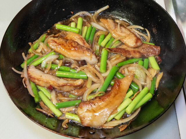 調味料を加えた写真