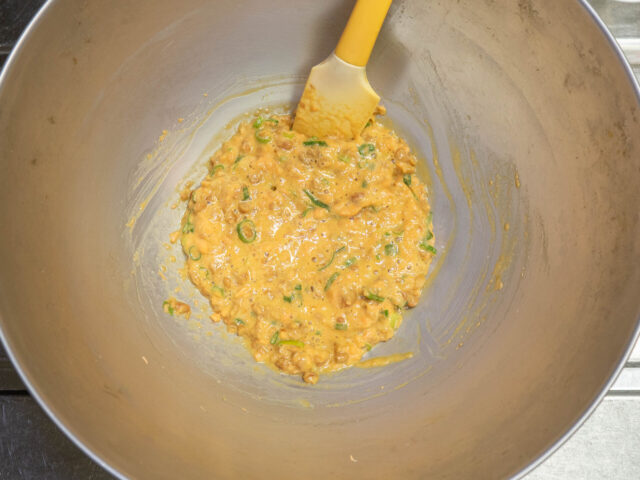 よく混ぜたソースの写真