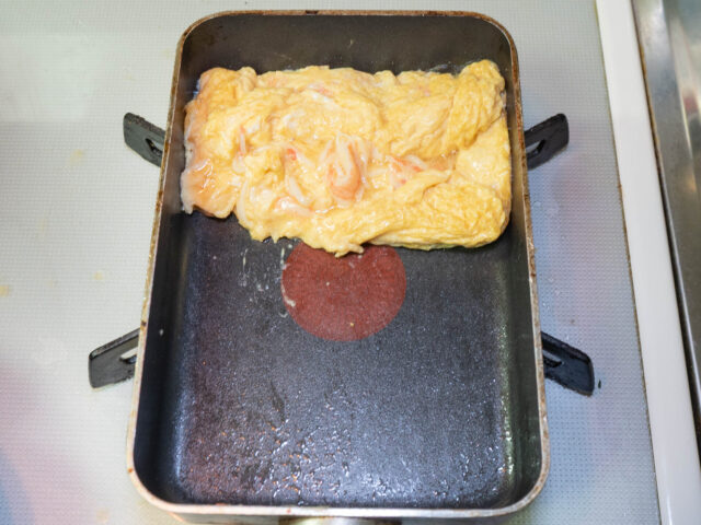 卵を巻いた写真