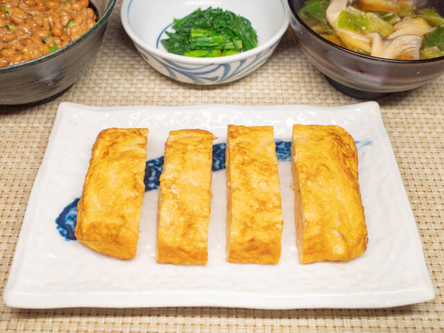 カニカマのだし巻き卵