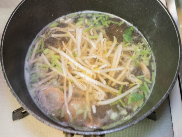 もやしを加えた写真