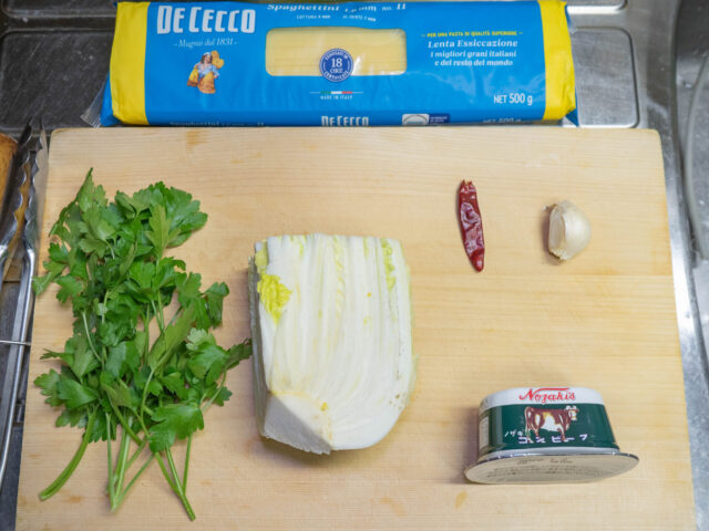 使う食材の写真