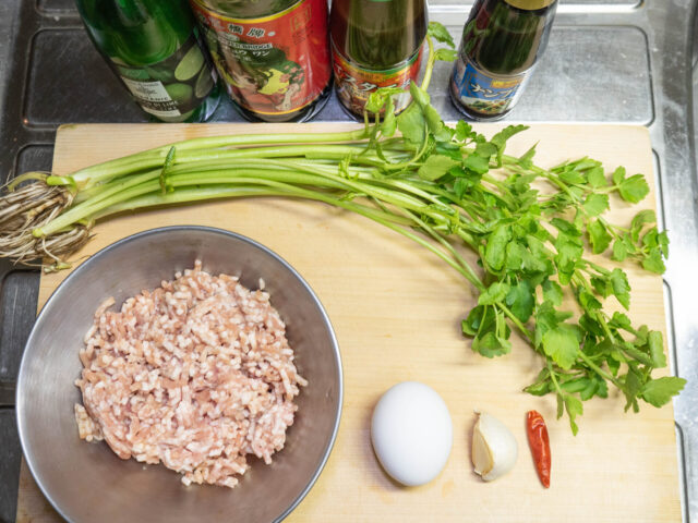 使う食材の写真