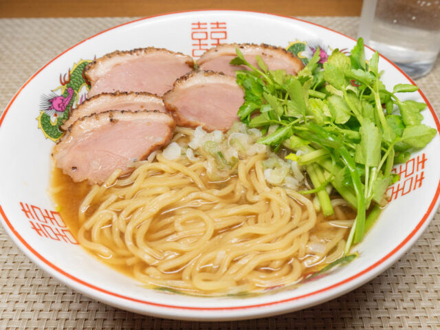 合鴨と芹の味噌ラーメン
