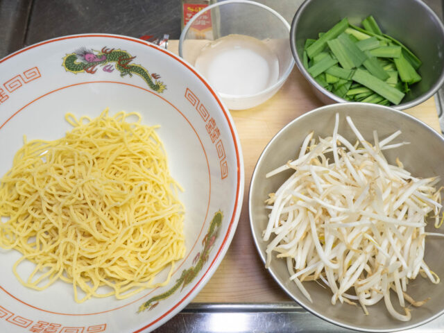 食材の下ごしらえをした写真