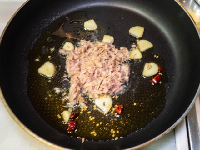 ツナを加えた写真