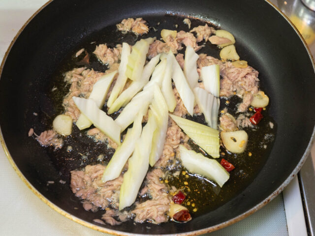 セロリを加えた写真