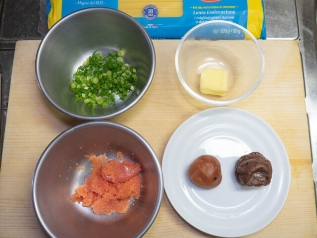 使う食材の写真