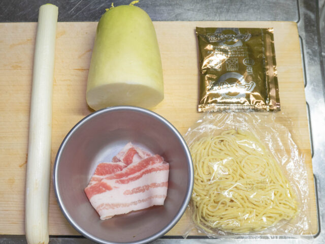 使う食材の写真