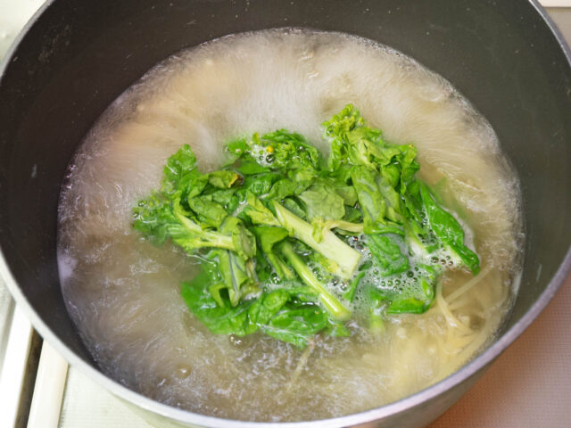 菜の花を加えた写真