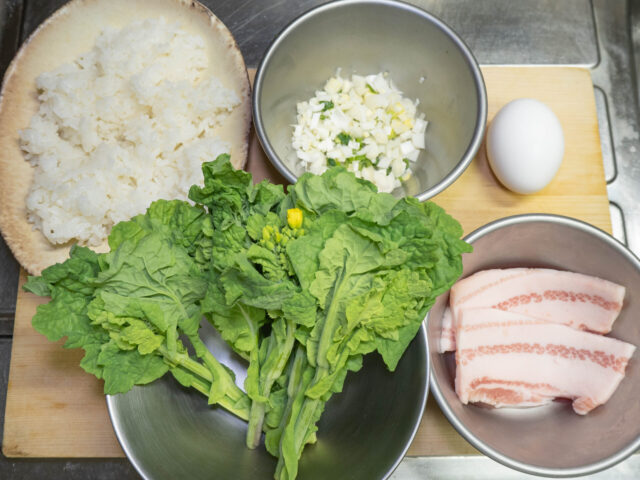 使う食材の写真