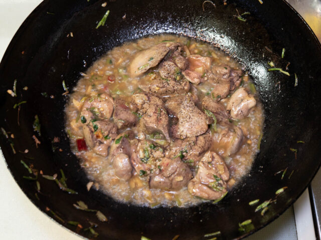 胡椒を挽いた写真