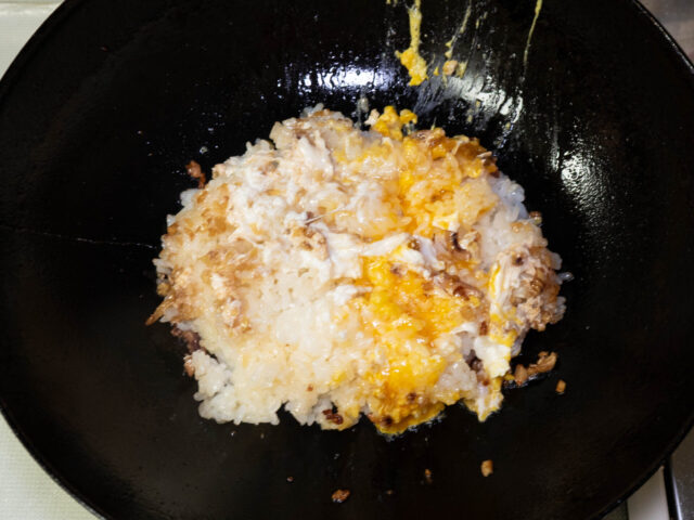 卵とご飯を返した写真