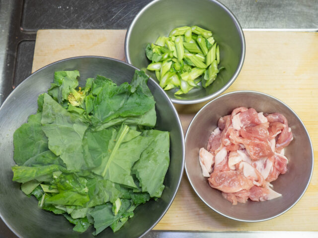 下ごしらえをした写真