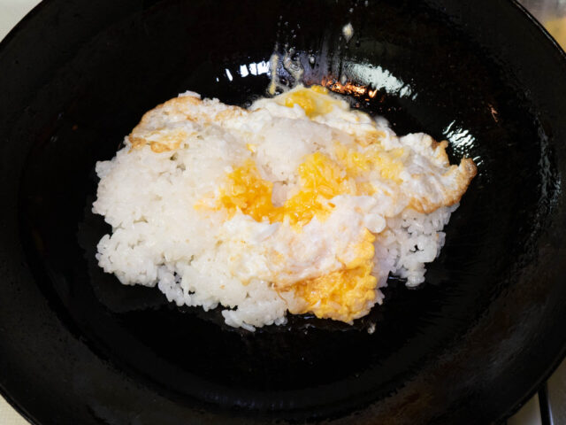卵とご飯を返した写真