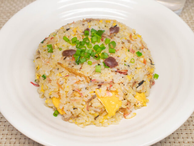 シャキット梅ちりめんチャーハン
