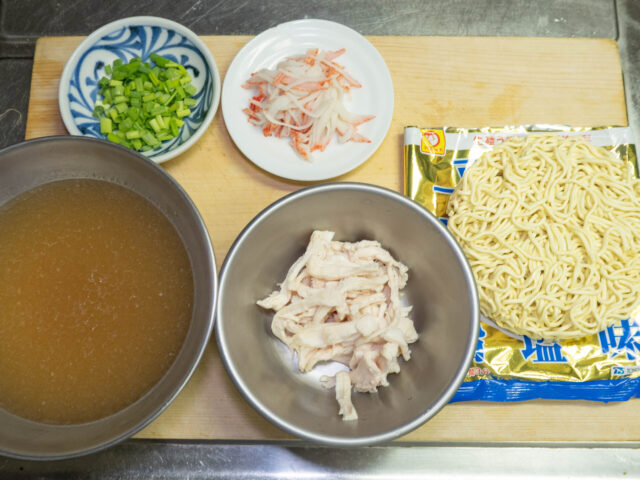 食材の下ごしらえをした写真