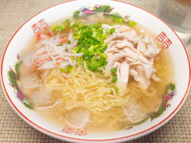 正麺冷やし旨塩ラーメン