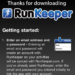 RunKeeper iphone app