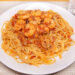 エビとツナのトマトソースパスタ